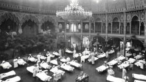 Brighton Pavillion was turned into a 724 bed military hospital during the war to treat wounded Indian soldiers.