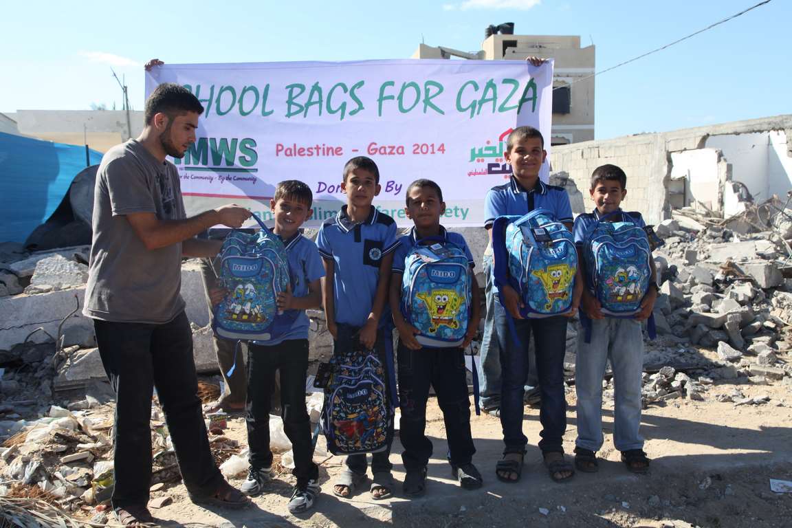 Gaza School Bags Project – OCT 2014
