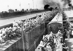 People were packed onto the trains like cattle. Many were murdered during journey