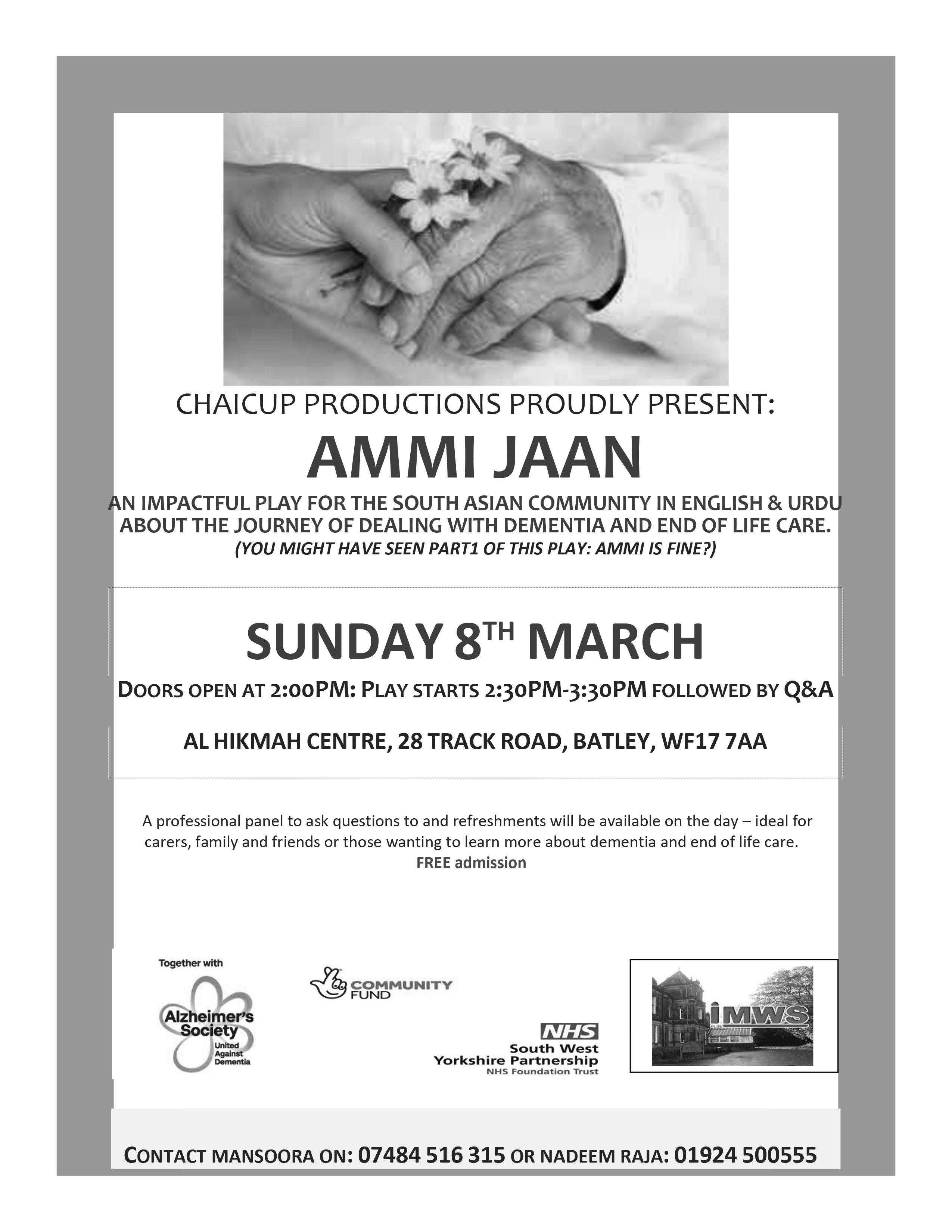 CHAICUP PRODUCTIONS PROUDLY PRESENT: AMMI JAAN